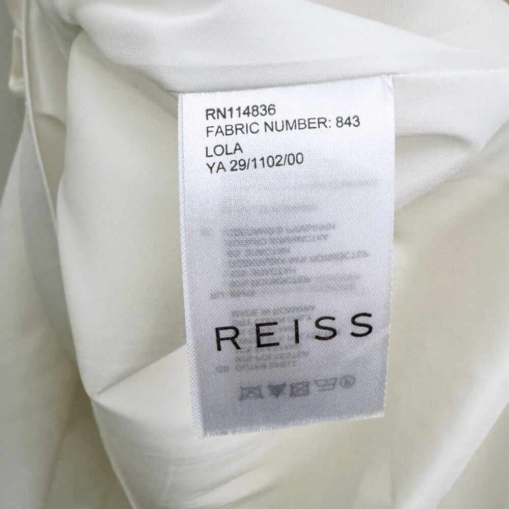 REISS Lola Quilted Fit & Flare Dress - Picture 11 of 12